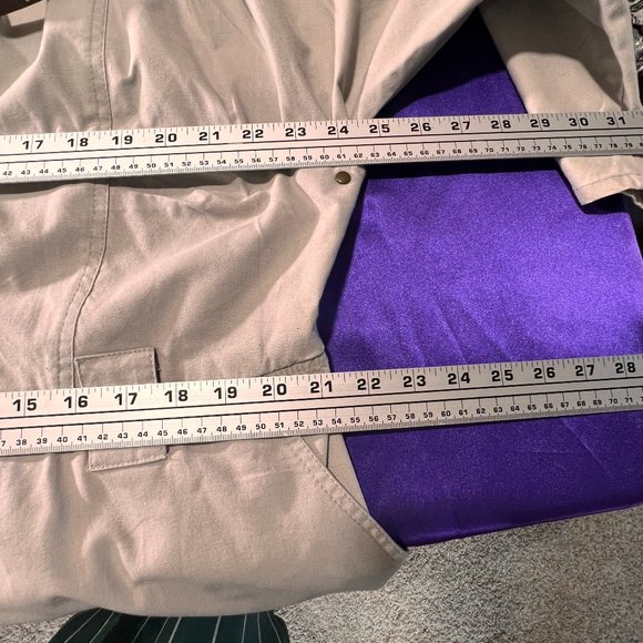 VTG 📌80s Button Down Dress with 3/4 Sleeves and Pockets - Picture 15 of 16